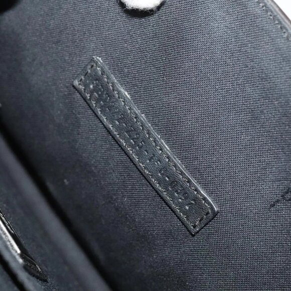 FENDI Hand Bag Leather 2way Gray Silver Auth - Picture 12 of 16